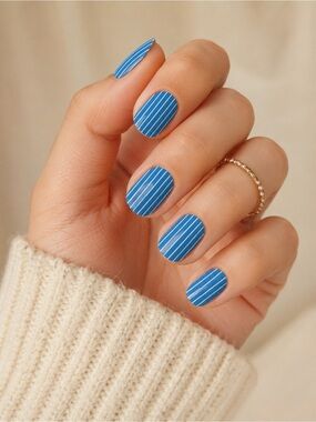 Jamberry Prepschool Pinstripe Nail Wraps